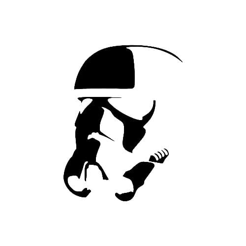 20cm tall Family Car Body Stickers Window Door Decal Funny Top Quality Waterproof TA004