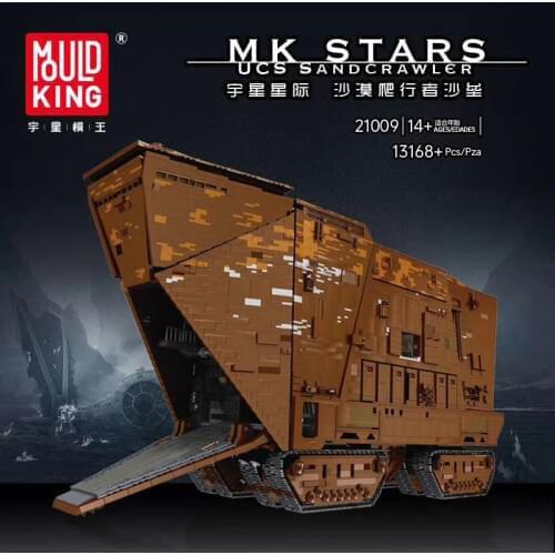 Moc Star Plan Ucs Sandcrawler Destroyer Cruise Ship Empire Over Jedha City Spaceship Model Building Blocks Brick Gift Kids Toys