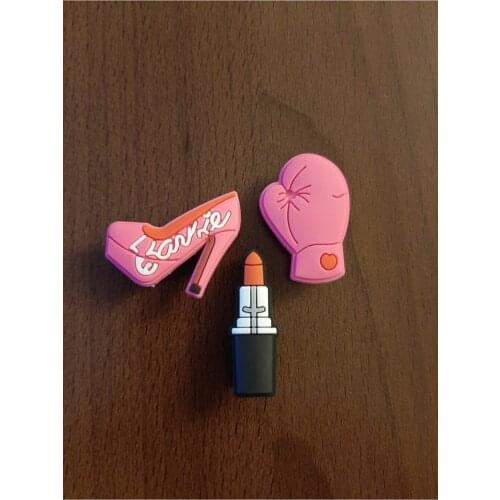 Slippers Jibbiz Ornament 3 Pieces Party Set Shoes Charms Accessories Decorations Sad PVC Croc Buckle Kids Party Gifts