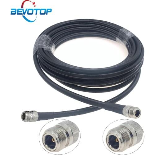 N Female to to N Female LMR400 Cable Pigtail Radio WIFI Extension Jumper for 4G LTE Cellular Amplifier Cell Phone Signal Booster