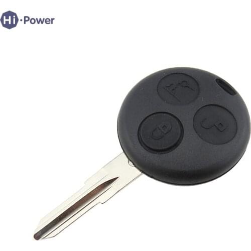 Hi-power Remote 3 Buttons Car Key Shell For Smart Fortwo/K/Roadster/City Coupe/Cabrio/Forfour /Crossblade Replacement Cay Key