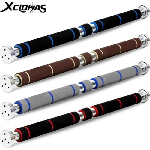 XC LOHAS Door Horizontal Bars Steel Adjustable Training Home Workout Chin Up Bar Frame Fitness Pull Up Bar Equipments 60-100cm