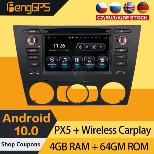 Android 10.0 CD DVD Player For BMW 3 Series E90 E91 E92 E93 Radio Multimedia Touchscreen GPS Navigation Headunit Carplay Stereo