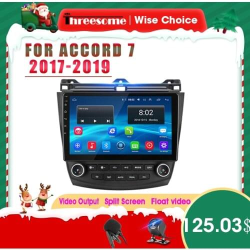 Android 10.0 Car radio 10" 2 Din for Honda Accord 7 2005-2008 Navigation GPS Multimedia Video Player 4G+WiFi RDS DSP 48EQ 4G+64G