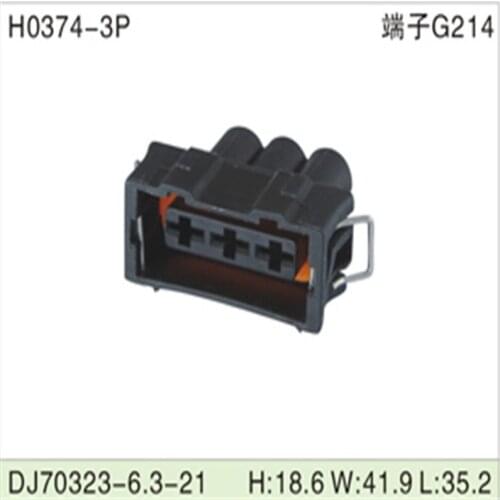 Free shipping 500pcs DJ70323-6.3-21 6.3mm 3Pin AMP Car Electrical Wire Connectors for VW,BMW,Audi,Toyota,NISSAN AND other