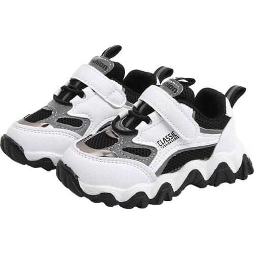 New Children Sports Shoes Baby Boys Girls Casual Tennis Running Shoes Mesh Breathable Comfortable Kids Soft Walking Shoes