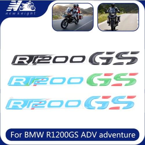 For BMW R1200GS ADV adventure Motorcycle Trunk Luggage Aluminum Case Panel 3D Stickers Decal Protector Fairing Emblem Accessorie