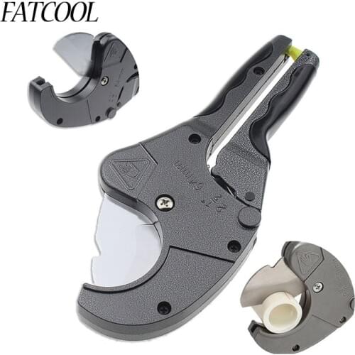 FATCOOL 20-63 PP-R/PVC/PE Pipe Cutter Professional Rubber Hose Conduit Pliers Poly Tube Tubing Ratchet Cutters Mayitr Cuttin