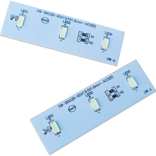 Refrigerator LED Bar Replacement LED Light Strip DC 12V for Electrolux Refrigerator ZBE2350HCA SW-BX02B Repair Part