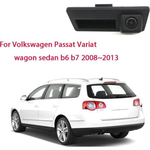 Car Rear View Camera For Volkswagen Passat Variat wagon sedan b6 b7 2008~ 2012 2013 CDD Full HD Night Vision Trunk Handle Camera