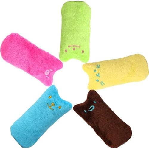 Teeth Grinding Catnip Toys Funny Interactive Plush Toy Cat Pet Kitten Chewing Toy Claws mint For Cats Gatos scratcher Supplying