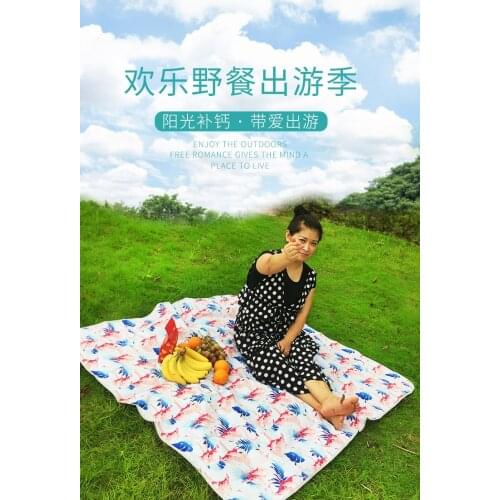 2021 new cartoon picnic mat portable ultra-light seaside supplies travel beach mat camping moisture-proof mat waterproof mat PVC