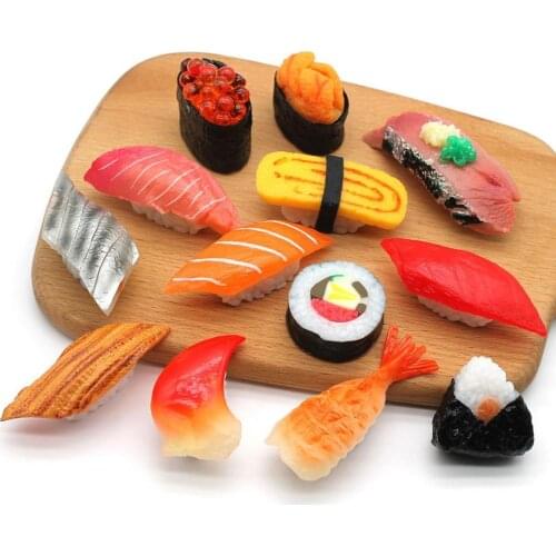 Cartoon Pendant Simulated Fridge Decoration Shooting Props Sushi Model Food Toys Gift for Decoration