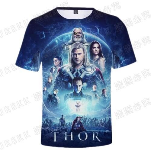 Mens Clothes Summer Casual Marvels The Avengers 3D Print Oversized T Shirt For Children Short Sleeve Women Tops