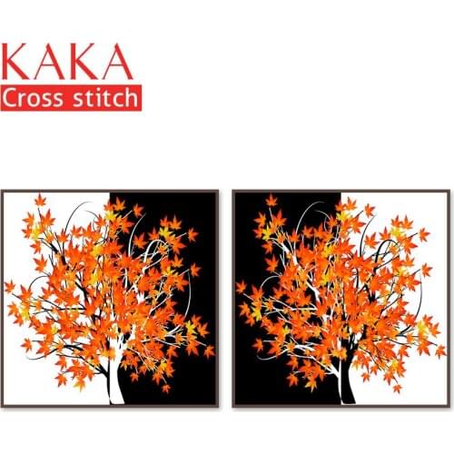 Cross stitch kits,Embroidery needlework sets with printed pattern,11CT-canvas for Home Decor Painting,Flowers Full NCKF070