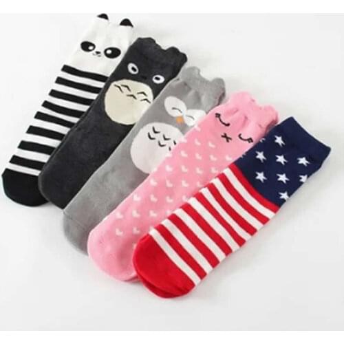 Boys girls infant socks baby lovely cotton sock knee high girl leg warm autumn kids socks knee spring autum infant