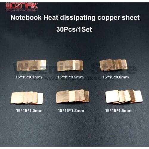Laptop CPU Copper Slice heat sink Radiating Notebook computer Video card Copper sheet red copper sheet with heat conduction