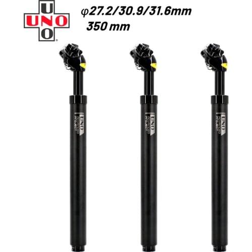 UNO Dropper Post Suspension MTB Seat Post Shock Absorber Bicycle Seatpost 27.2/30.9/31.8mm Bicycle Seat Tube 350mm Tube Seat