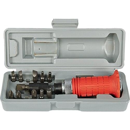 Hot SV-Impact Screwdriver Set Screwdriver Carbon Steel Multi-Head Hammer Socket Repair Kit Screwdriver Bit Set Multi-Function