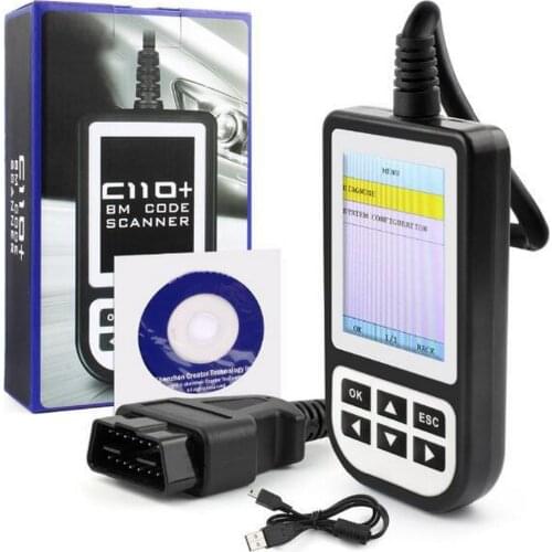 Creator C110+ Plus V6.2 Code Reader for BMW Error Fault Code Scan Tool OBD2 Car Upgradeable Diagnostic Scanner English German