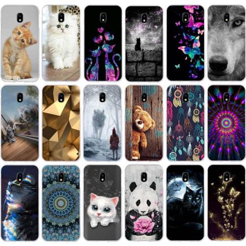 Silicone Cover For Samsung Galaxy J3 2017 J330 F Case 5.0" Soft TPU Cute Cat Case for sm Samsung J 3 2017 330F Fundas Coque Capa