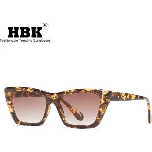 HBK 2021 New Fashion Square Sunglasses Women Men White Cat Eye Vintage For Lady Sun Glasses Classic Quality Sun Shades UV400