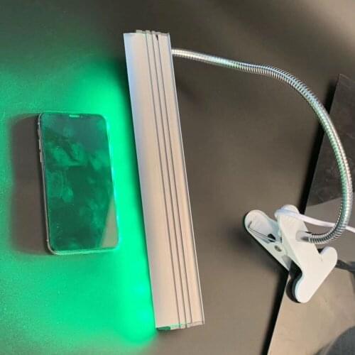 Phone Screen Dust Display lamp Dedicated Phone Flat Screen LED Lights Dust Scratching Checking Phone Laptop Repair Lamp Clip