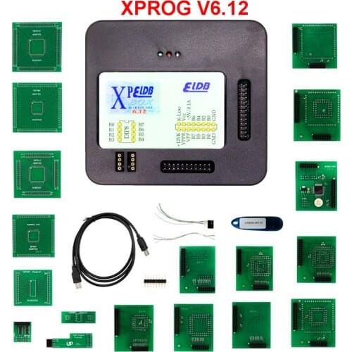 2021 Newest XPROG 6.12 XPROG ECU Programmer X-Prog V5.84 XPROG M V6.12 X Prog EEPROM Adapter XPROG-M X prog V5.55