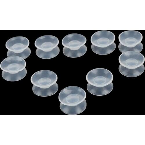 10 Pcs Double Sided Suction Cup-Sucker Pads For Glass, Plastic Suction Cup Pvc Plastic Small Suction Cup Without Trace