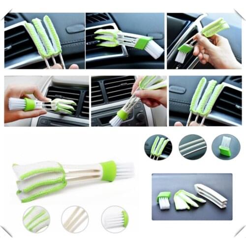 2PCS Car Air Conditioner Vent Outlet Cleaning Brush SLIT Cleaner Duster Brush for McLaren 650S 540C P1 12C MP4-12C X-1