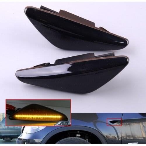 2pcs LED Fender Side Marker Light 63137171008 63137171007 fit for BMW E70 E71 X5 E72 X6 F25 X3 2007 2008 2009 2010 2011 2012