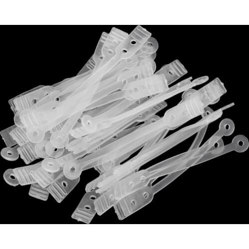 50Pcs/Pack Durable Salon Hair Roller Rubber Band Hair Rod Clip Accessory Clear High Quality Elastic