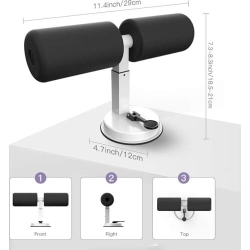 Sit Up Assistant Abdominal Core Workout Sit Up Bar Fitness Sit Ups Exercise Equipment Portable Suction Sport Home Gym Dropship