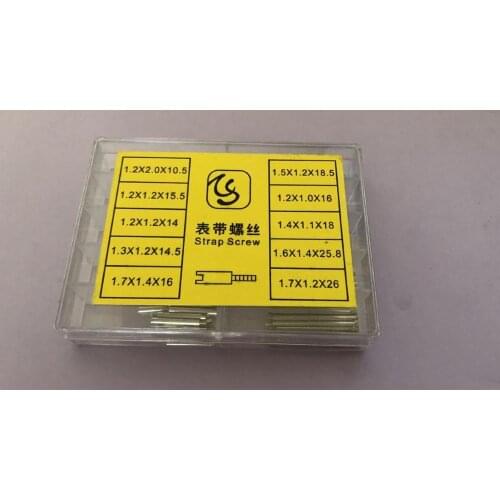 Assortment of 100 PCs Quality Generic Screw in Link Pins for R straps Bands Bracelets Links Repair