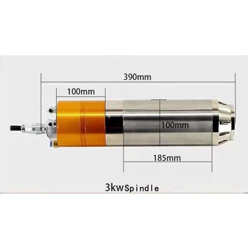 3KW automatic tool change spindle, engraving machine, BT30 metal engraving and milling, high speed, pneumatic water cooling