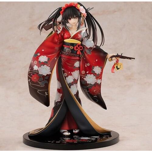 Anime KADOKAWA Date A Live Figure 1/7 Tokisaki Kurumi Nightmare PVC Action Figure Toy Anime Figure Collectible Model Doll 23cm