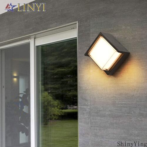 Hot Selling Led Wall Lamps Outdoor Waterproof Garden Villa Courtyard Led Wall Lights Modern Door Balcony Outdoor Wall Lighting