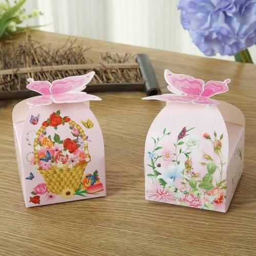 25pcs Creative style of wedding candy box cartoon wedding candy box Christmas Eve Apple packing box