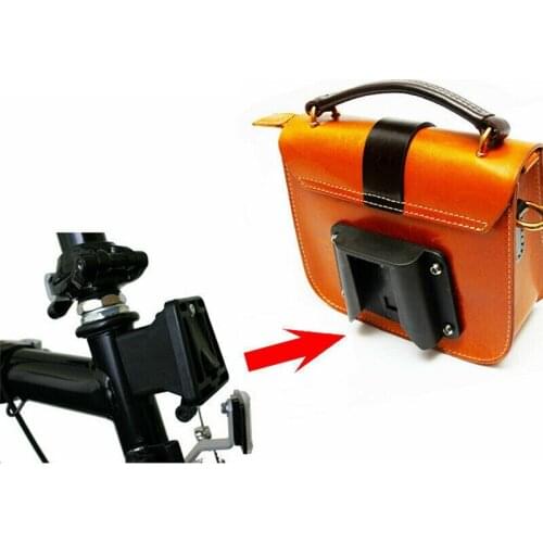 Hot-Bike Carrier Block Adapter for Brompton Folding Bike Bag Rack Holder Front Carrier Block Mount Brompton Accessories