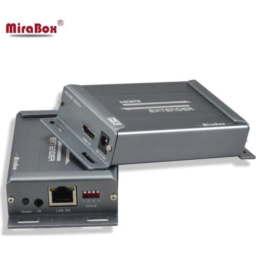 MiraBox hdmi matrix 2x2 over IP/TCP via UTP/STP CAT5/5e/6 extends 120m support 1080p hdmi network matrix