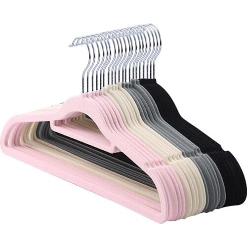 10 PCS Multi-function Heart-shaped Plastic Metal Hangers Home Non-slip Hangers Clothing Finishing Storage Rack Large Hangers