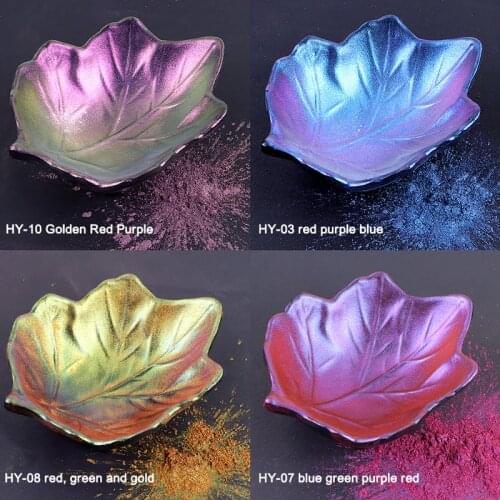 Color Changing Pigment Multifunction High-Brightness Natural Pearl Powder Glitter DIY Epoxy Resin Dye Soap Nail Discolor Powder