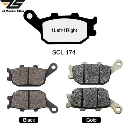 ZS Racing Set of Motorcycle Parts Rear Brake Pads Discs For HONDA CB400/VRX 400/CB KAWASAKI EN650/KLE SUZUKI SV400/DL YAMAHA XJ6