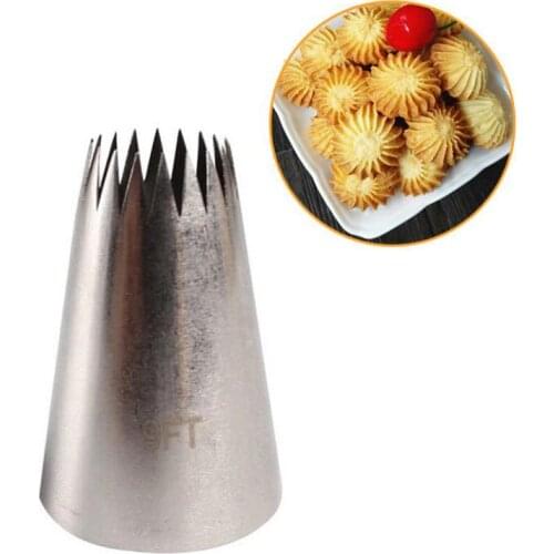 #9FT Large Icing Piping Nozzles Russian Nozzles Pastry Tips Cookies Cake Decorating Tools Tips Cream Fondant Pastry Nozzles