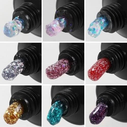 15 ml Poly Nails Gel Extension Acrylic Builder Gel Temperature Change Hybrid Varnishes Poly Set Semi Permanent Nail Art