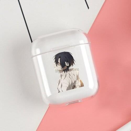 Zack The Angels Of Death Cases For Apple AirPods 1 2 Case Clear Wireless Bluetooth Earphone Case Protective Shell