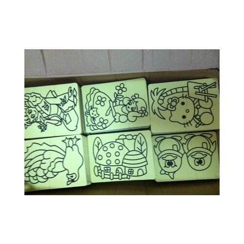 On sales Free shipping 90pcs/lot- cards for Color Sand art_15x21cm diy sand art sticker card