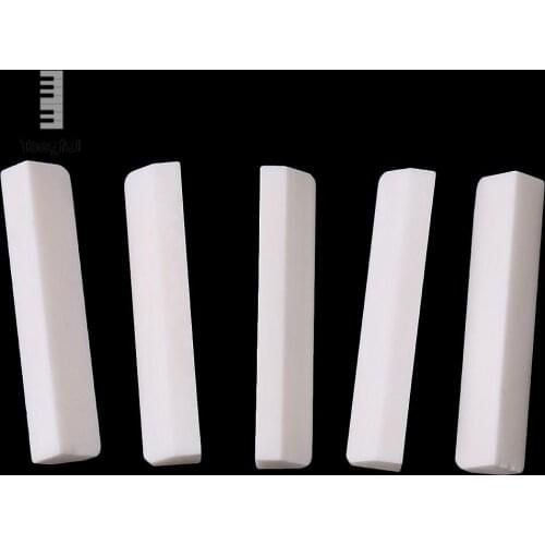 Tooyful 5X Cattle Bone Blank Saddle Nut Handmade instrument Accessorise for Guitar High quality