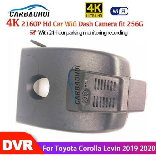 4K Wifi Video Recorder Dash Cam Camera Hidden Full HD 2160P high quality Night Vision Car DVR For Toyota Corolla Levin 2019 2020