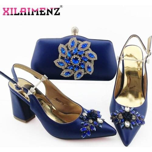 Wine High Quality and Special Design Woman Shoes And Matching Bag Set Italian Style Pumps Shoes And Bag Set For Party Wedding